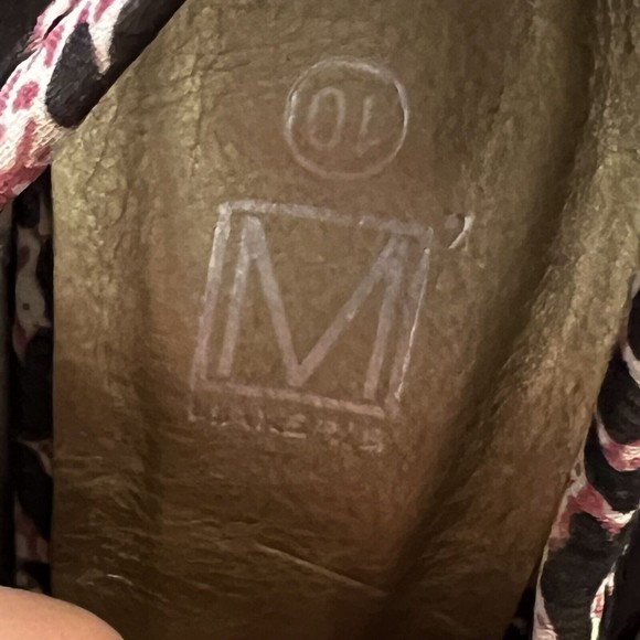 Makers Sz 10 Black Satin Platform Stiletto Heel Pink Leopard Ankle Lace Up Tie - Picture 12 of 14